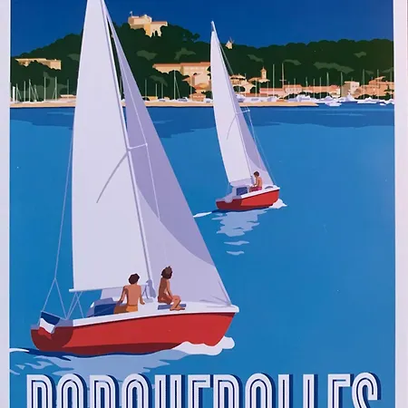 Voilier à Porquerolles *