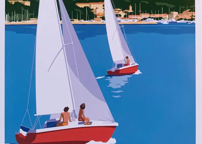 Voilier à Porquerolles *
